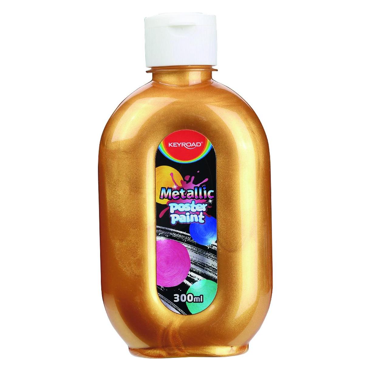 Connect Posterfarbe, metallic, 300 ml, flasche, gold (300 ml) (43094730)