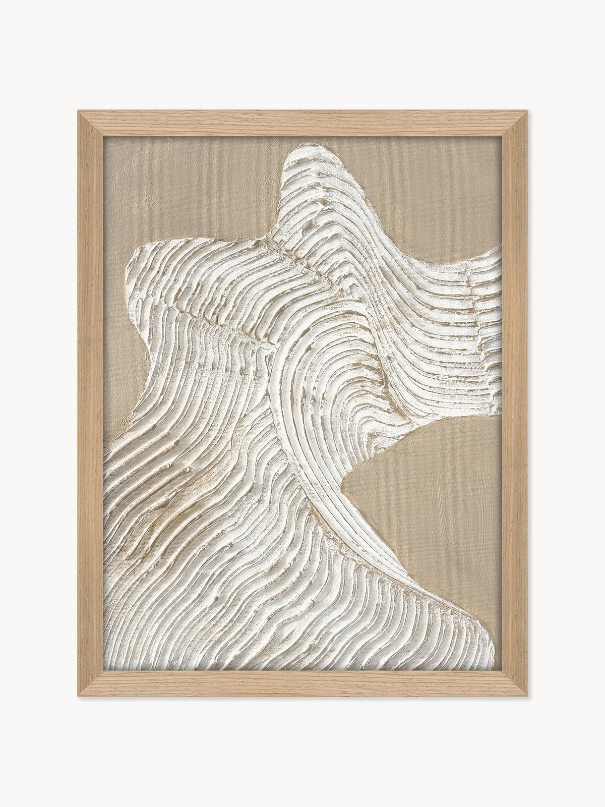 Malerifabrikken Handbeschilderd ingelijst canvasdoek Raw Shape 3