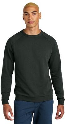 District DT1304 Perfect Tri Fleece Crewneck Sweatshirt in Deepest Grey size 4XL   Polyester Blend