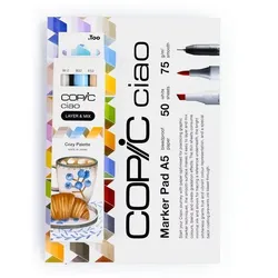 COPIC® Ciao Layoutmarker-Set »Ciao 3D Cozy Palette Starter« 3 Stück blau