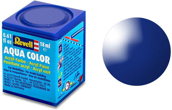 Aqua Color 51 (RAL 5002) Bleu Outremer Brillant 18 ml - Revell