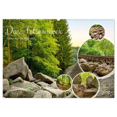 Das Felsenmeer - Natur pur im Odenwald (Wandkalender 2027 DIN A2 quer), CALVENDO Monatskalender