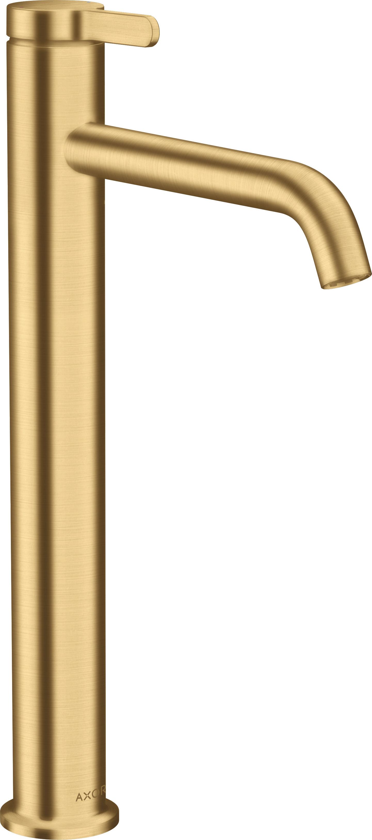 hansgrohe Waschtisch-Einhebelmischer 260 Axor One A 180mm, unver Abl.garn, brush. gol opt