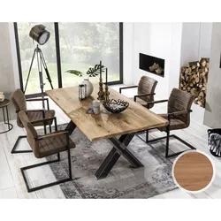 SIT Tops & Tables »Texas« Wildeiche Massivholz Esstisch 180x100 cm