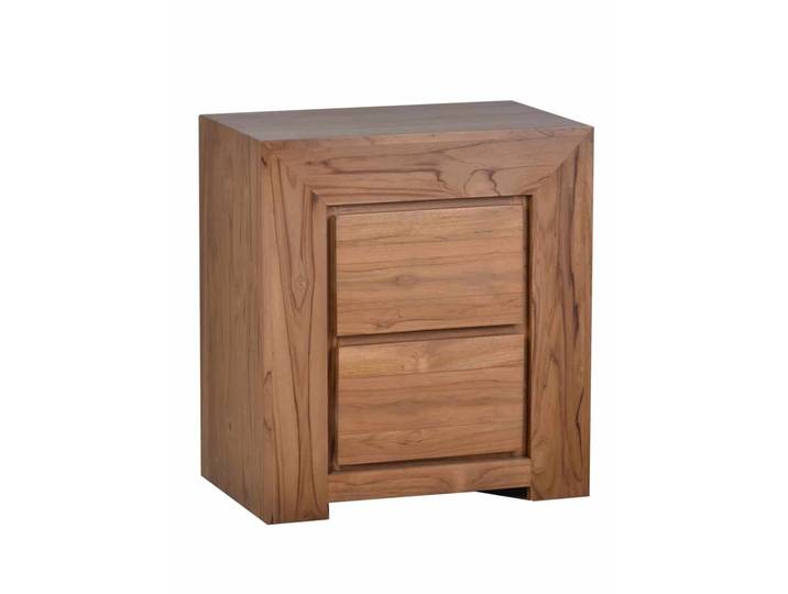 Beistell-/ Nachttisch Maharaja Massivholz Teak Modern Indien Indisch