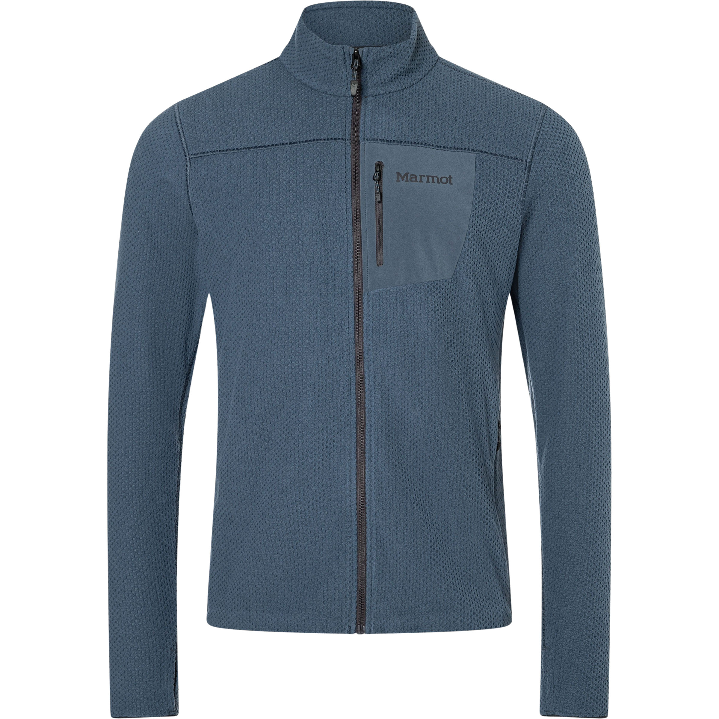 Marmot AirFleece Herren Fleecejacke blau Größe XL Trekking Atmungsaktiv