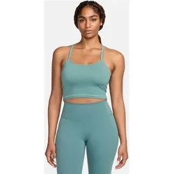 NIKE Damen Shirt W NK ONE FITTED DF CROP TNK NV, Größe L in Grün Grün