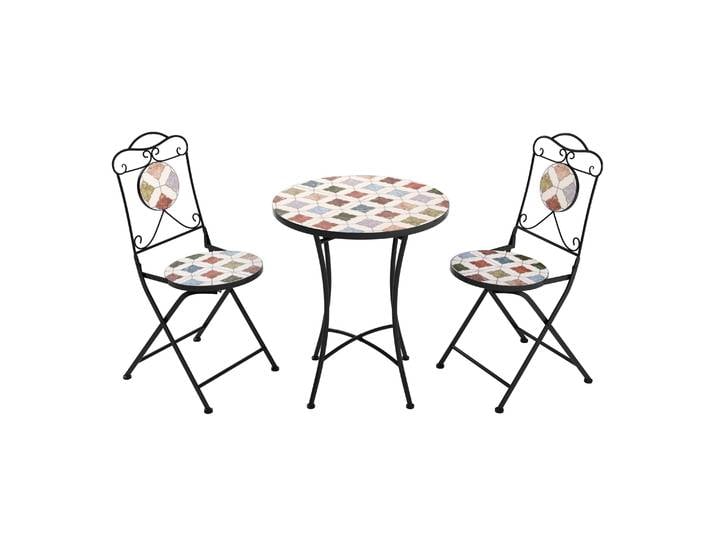 Bistroset MOSAIK 3-teilig Quadrate bunt