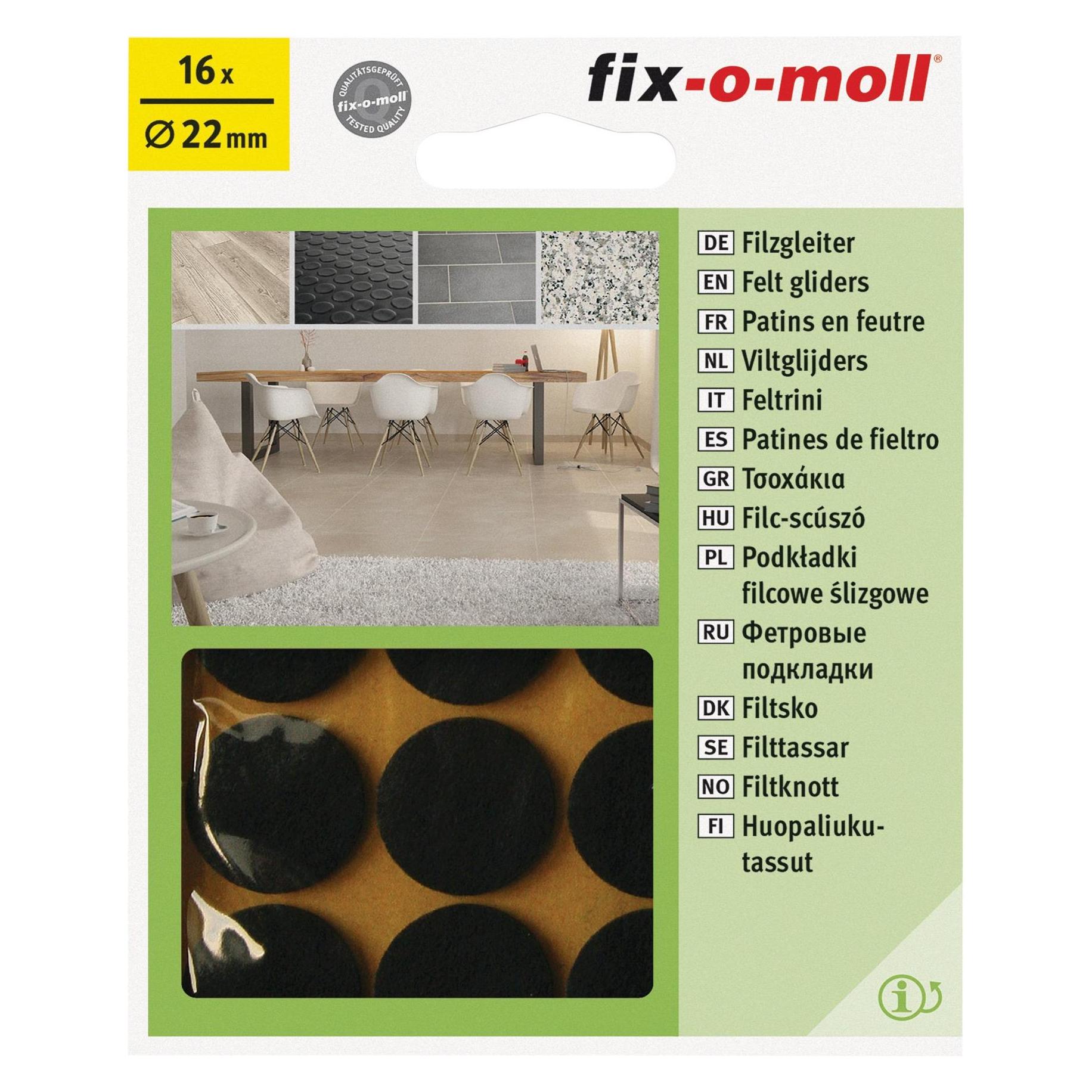 Fix-o-moll Filzgleiter (Filzgleiter, 16 Stk.) (3566342)