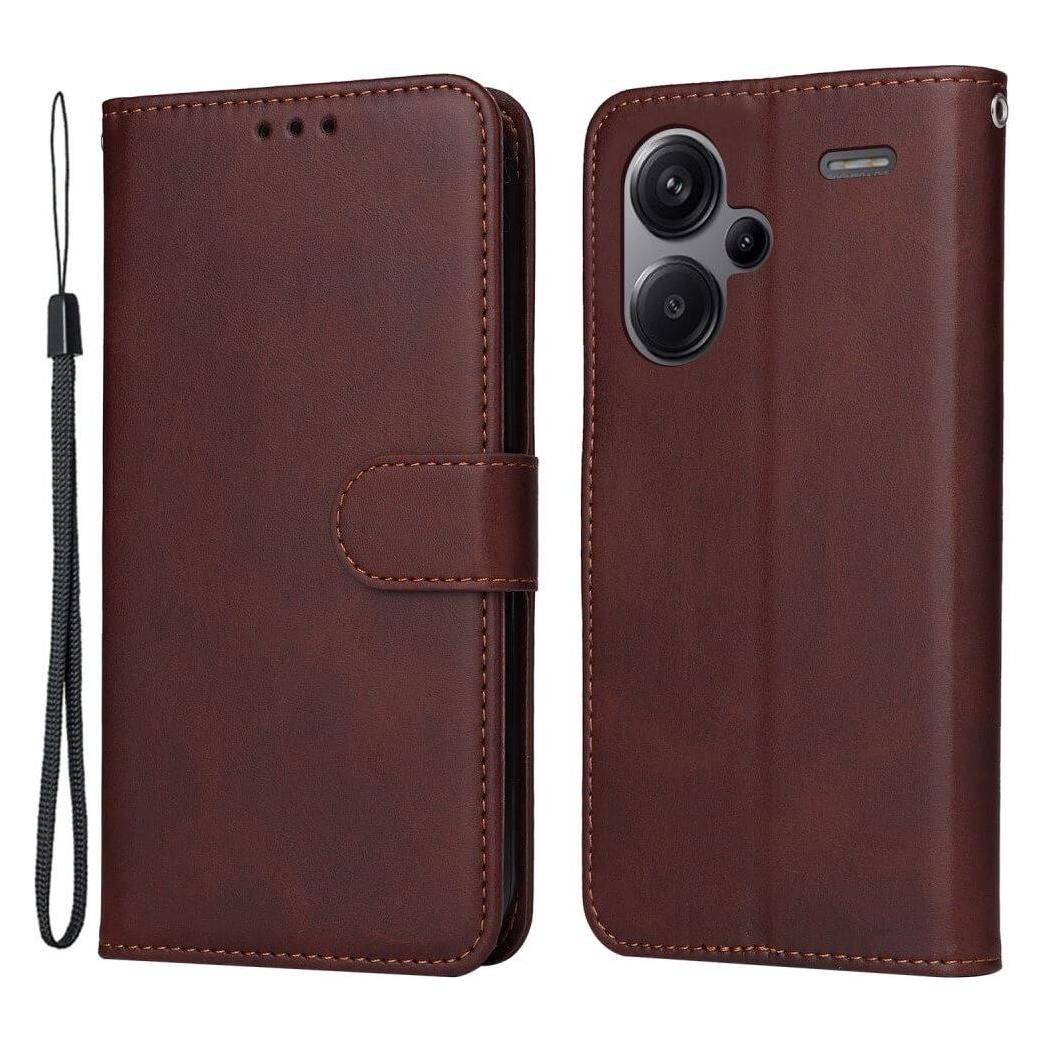 Cover-Discount Xiaomi Redmi Note 13 Pro+ - Premium Handyhülle Etui braun (Xiaomi Redmi Note 13 Pro+) (660173901B)