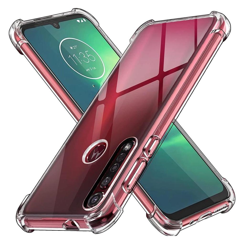 Screenguard Motorola Moto G8 Plus Hülle Crystal Soft Airbag Bumper (Motorola Moto G8 Plus) (00027823)