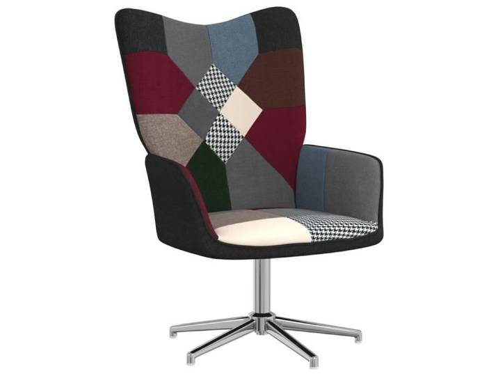 Elégance  Chaise de relaxation Patchwork Tissu 62x68x98cm 54356