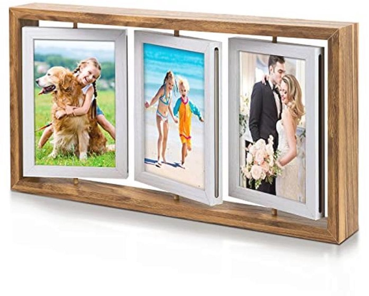 Draaibare Fotolijst Collage voor 6 Foto's - 10 x 15 cm