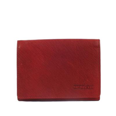 Geldbörse MARGELISCH "Berlin 2", Damen, rot (karminrot), Leder, Kleinlederwaren, aus LWG zertifiziertem Leder