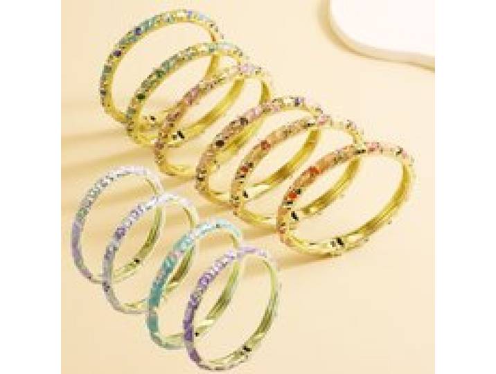 Cloisonné armband koninklijke stijl emaille geschilderde armband met druppelvormige oliebloemen serie open kristallen sieraden