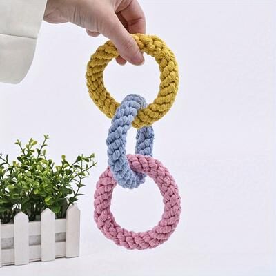 USA Free Shipping Shop Colorful Dog Rope Toy For Chewing, Tug Play & Parrot Climbing Colorful Dog Rope Toy For Chewing, Tug Play & Parrot Climbing