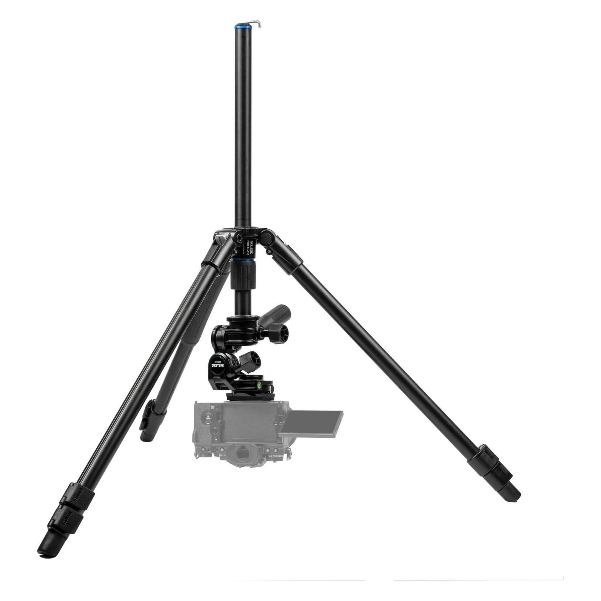 Slik PRO AL-323-3W 3-Weg-Kopf Stativ Kit (Metall) (6158925)