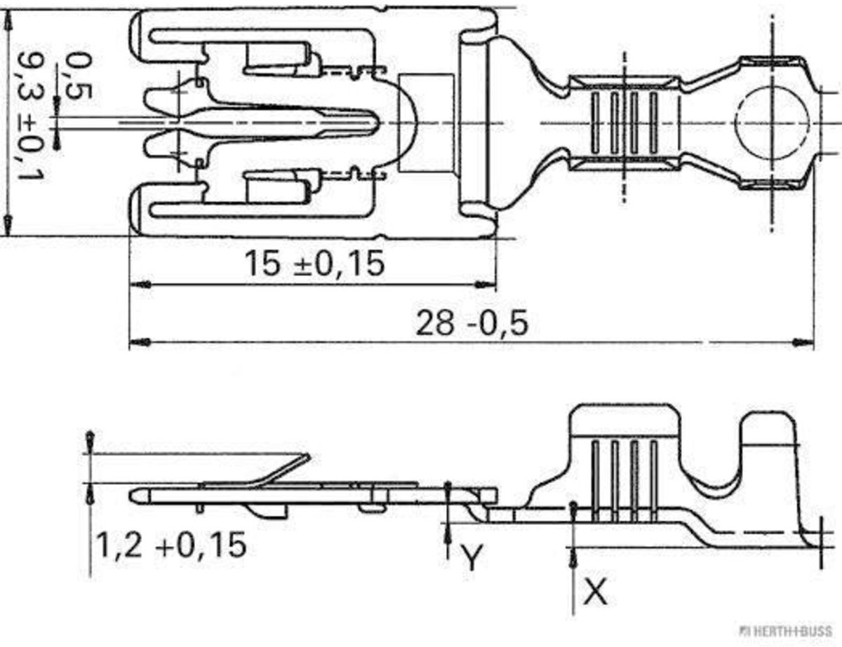 Herth+Buss Elparts Crimpverbinder HERTH+BUSS JAKOPARTS 50251471