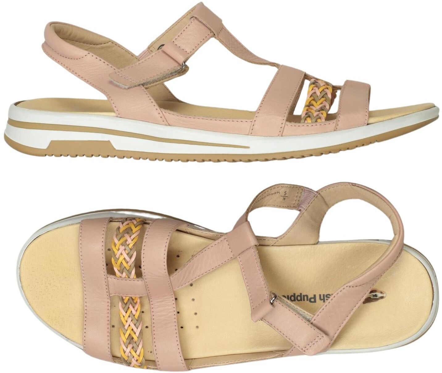 Hush Puppies Damen Sandalen, Pink, Gr. EU 38, Leder / Kunstleder - Second Hand