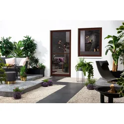 Hecht Fensterbausatz "MASTER SLIM" 150x160 cm in Braun