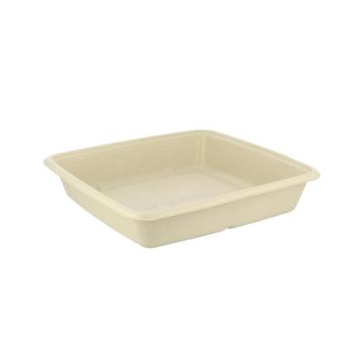 MONOUSO - Verpackung Zuckerrohr 1.000ml 23x23x3cm (300 Stück)