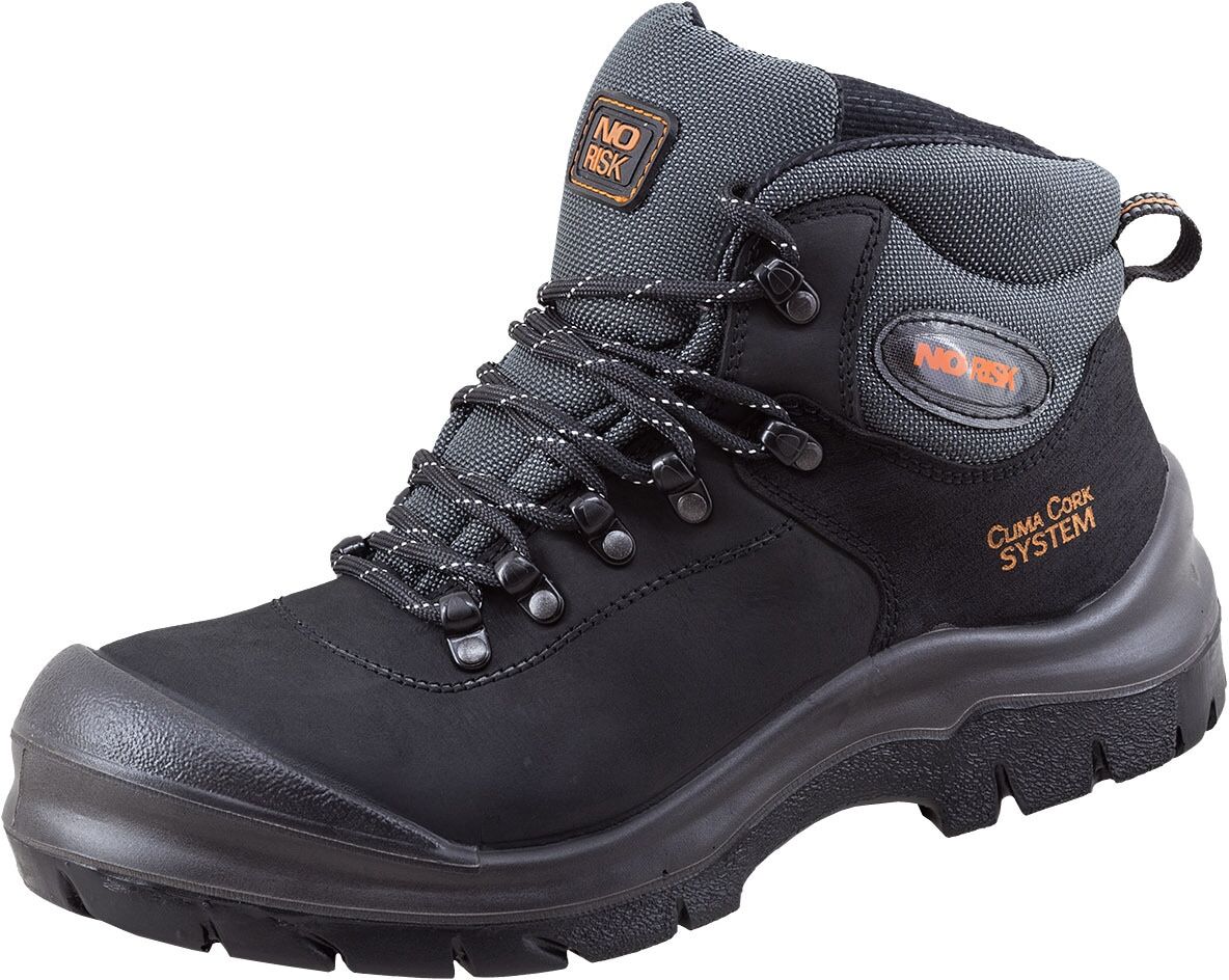 Sicherheitsschuh NORISK "Blackrock" Gr. 39, schwarz, 39, Obermaterial: 100% Rindnubukleder CNU., Schuhe, Sicherheitsschuh