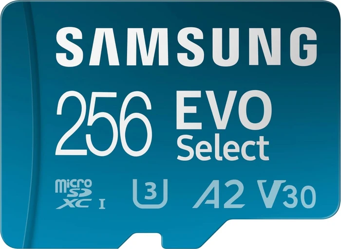 256GB Samsung EVO Select (2024) microSD-Karte 160 MB/s + Adapter