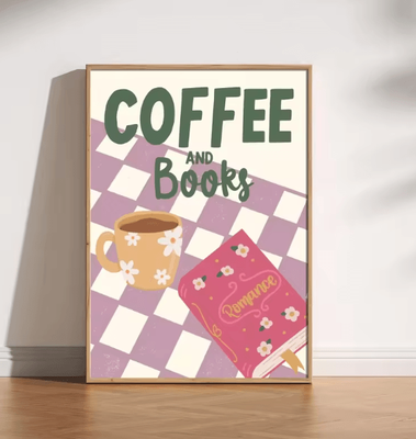 Uplift Curations Retro Coffee Wall Art Print Minimalist Kitchen Poster For Coffee Lovers & Cafe Decor 08 19.7 29.5 Inches (no Frame)