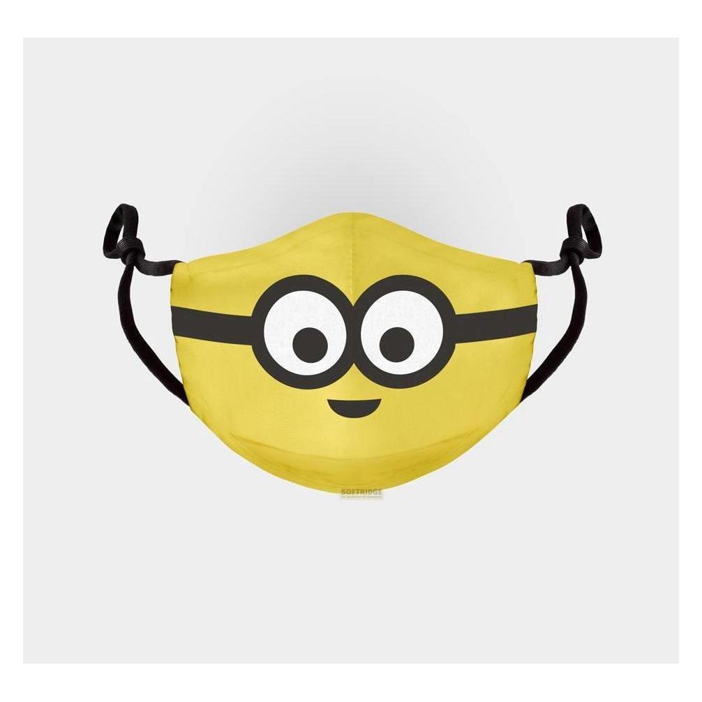 Minions Adjustable Face Mask (1 Pack) (Keine offizielle Schutzklasse, 1x) (FM761137DSP)