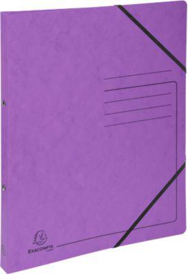 Ringhefter Exacompta, DIN A4,Rückenbreite 20 mm, 2 Rund-Ring Mechanik, violett