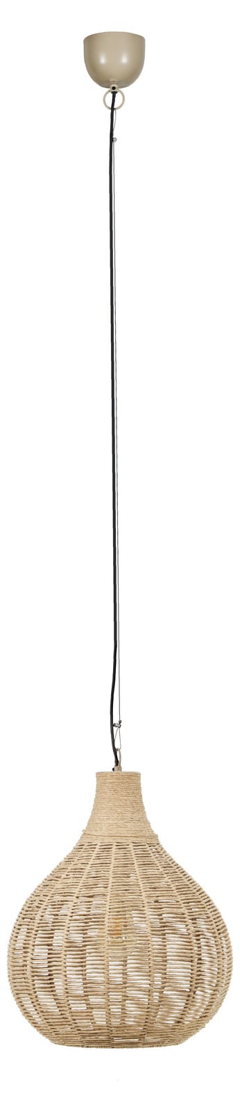 Trio Janne Rotan Hanglamp - Diameter: 35 cm