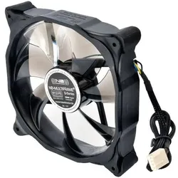 Noiseblocker Multiframe S-Series M12-PS (120 mm, 1x), PC Lüfter, Schwarz, Weiss