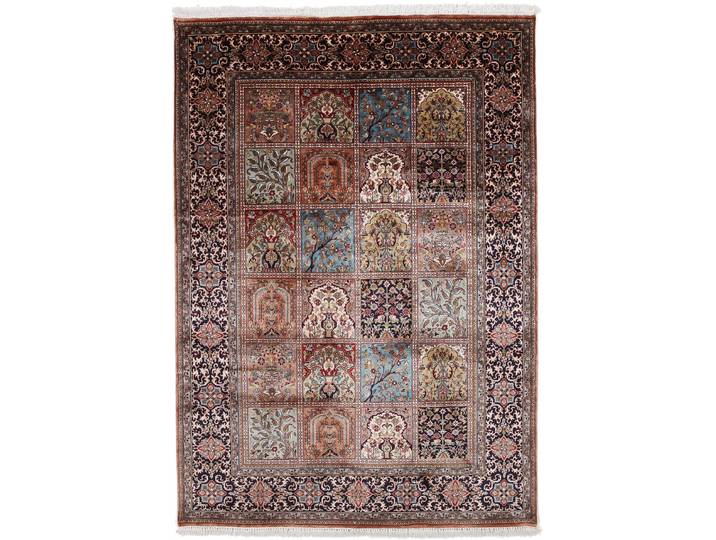 Kaschmir Seide Single Knot Teppich 145x203 Handgeknüpft Orientteppich Seide