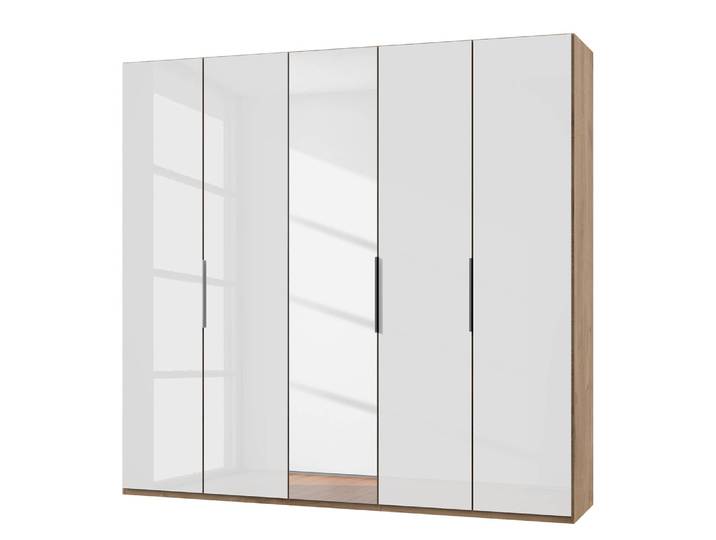 Armoire Level 36 D II 250 x 236cm Blanc/Blanc brillant/Imitiation chêne