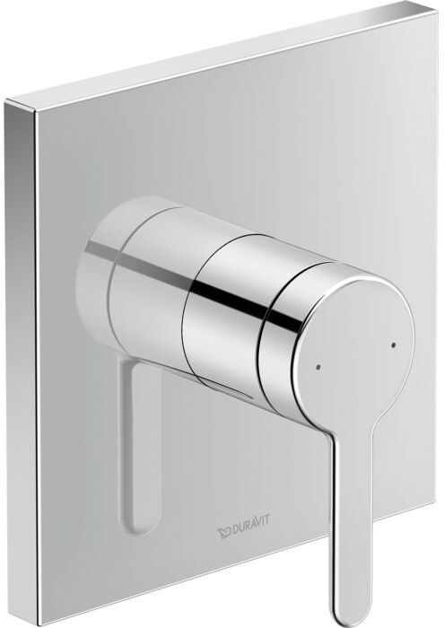 Duravit C.1 Unterputz Brausearmatur C14210009010, chrom, eckig, 1 Verbraucher
