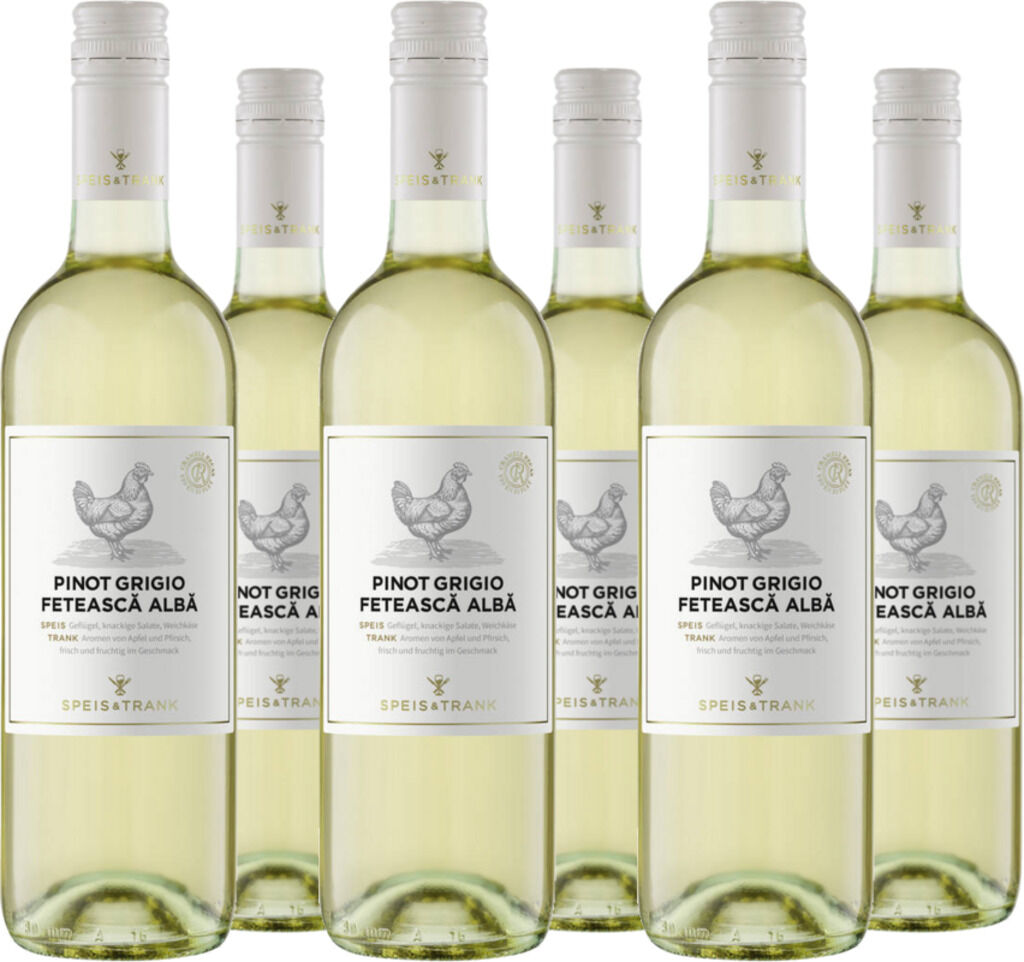 6er Vorteilspaket Recas  Pinot Grigio Feteasca Alba 2025 Speis&Trank
