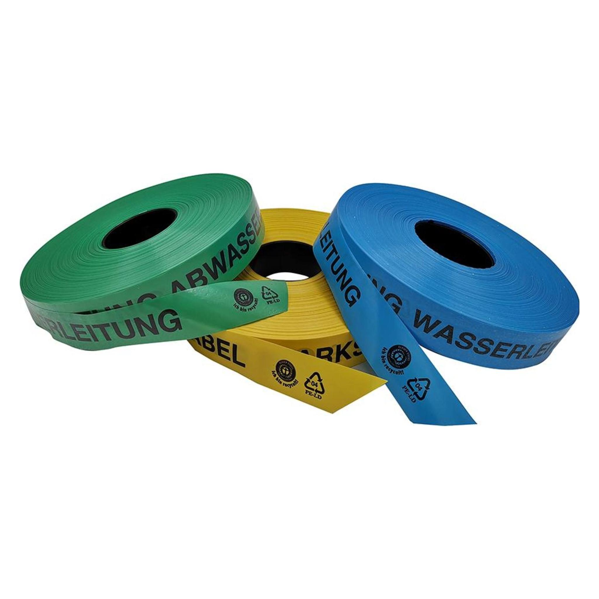 NoName Trassen-Warnband 250 m Achtung Kabel aus mind. 80% Regranulat Blauer Engel zerti (4022153180282)
