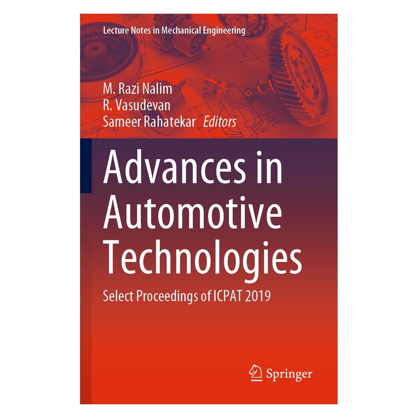 Springer Advances in Automotive Technologies (Englisch, Softcover, M. Razi Nalim R. Vasudevan Sameer Rahatekar, Vasudevan R Rahatekar Sameer) (56204216)