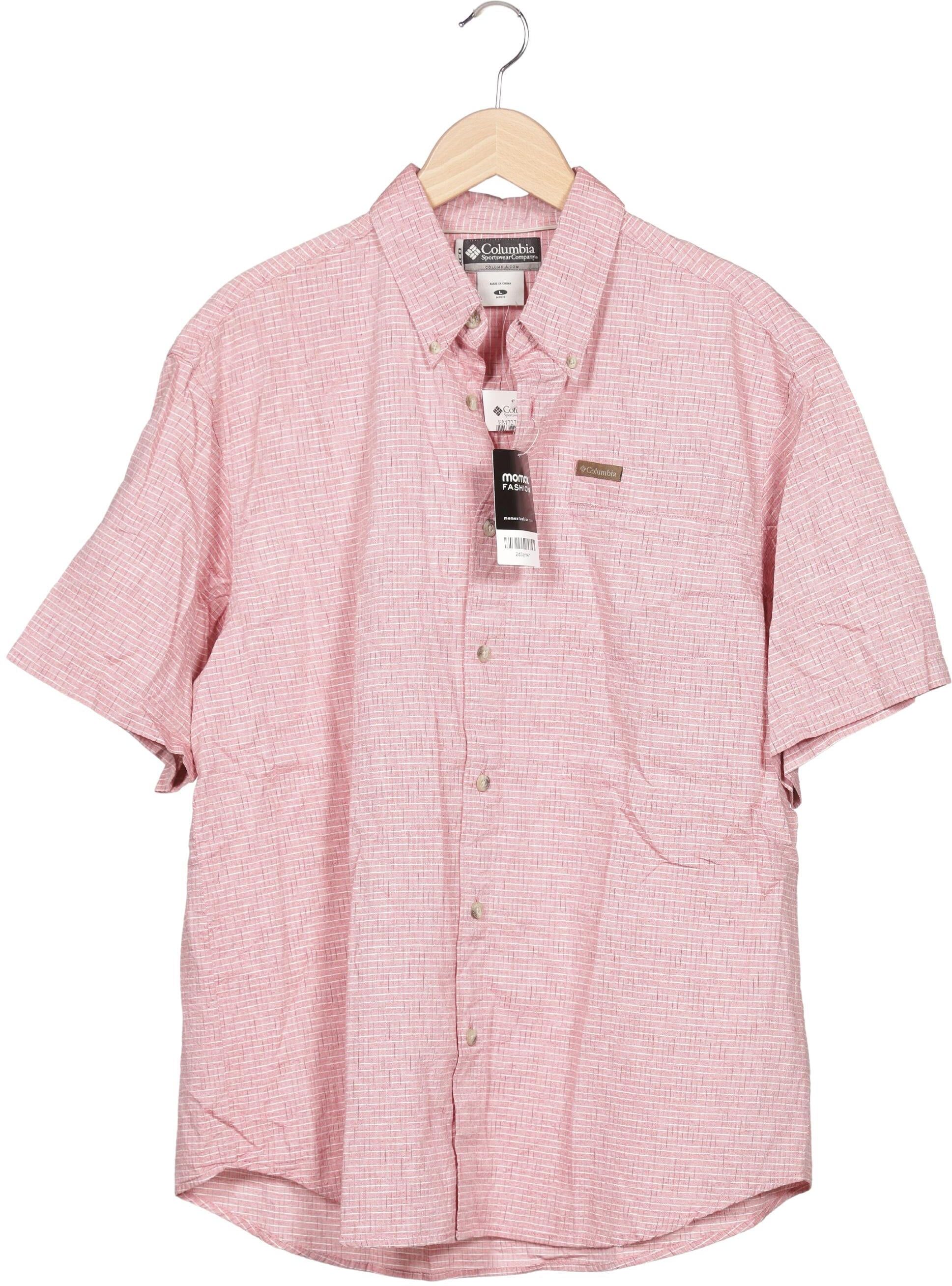 Columbia Sportswear Company Herren Hemd, Pink, Gr. L, Baumwolle - Second Hand