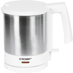 Cloer 4701, Wasserkocher, Silber, Weiss