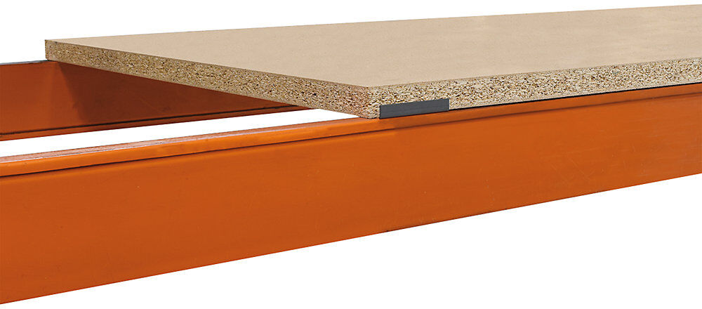 Palettenregal-Boden, Spanplatte-Ebene, für Trägerlänge 1825 mm, Regaltiefe 750 mm eurokraft pro