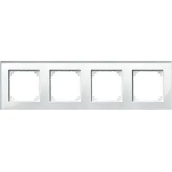 Merten Rahmen Glas 4f.bril/ws waage/senkrecht 489419
