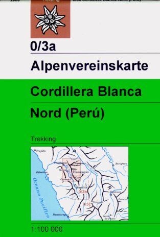 Österreichischer Alpenverein - Cordillera Blanca Nord (Peru): Trekkingkarte 1:100000 - Preis vom 15.10.2026 23:06:25 h