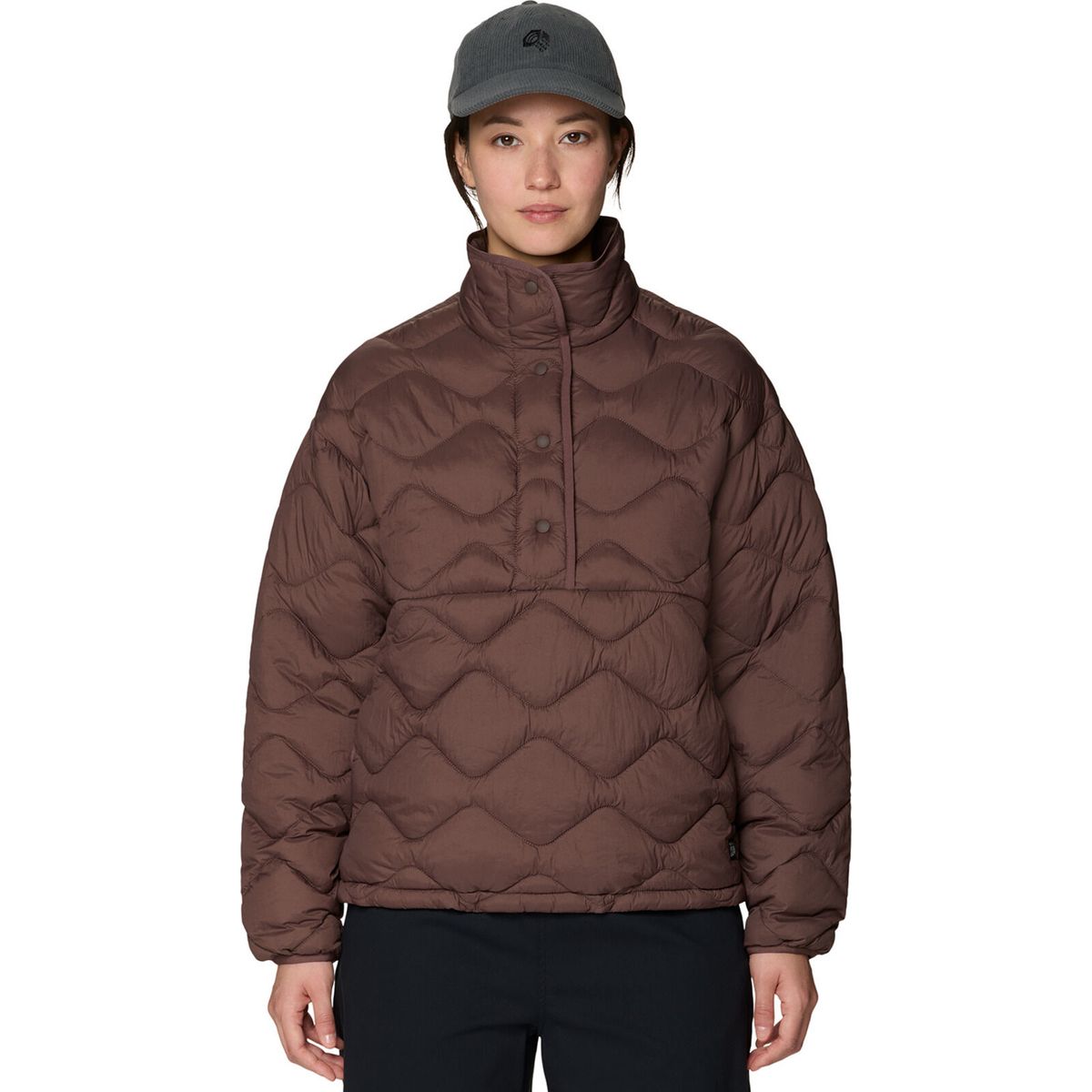 Mountain Hardwear W Seek Out Snap Neck Pullover carob (219) S 212967-219-S