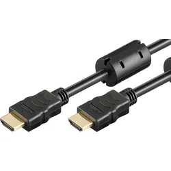 GOOBAY 61304 - HDMI Kabel Stecker/Stecker, Ferrite, 4K 60 Hz 10 m