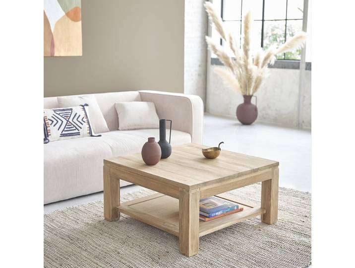 Table basse en teck massif