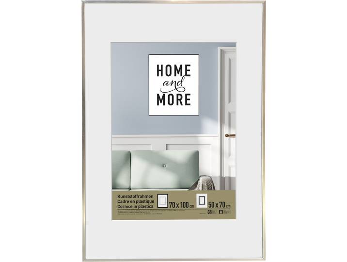 Home and More Kunststoffrahmen L2 70 x 100 cm Silber
