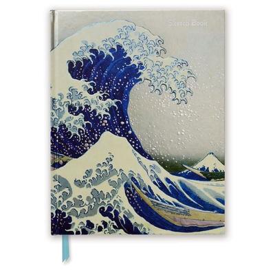 Premium Skizzenbuch: Katsushika Hokusai, Die große Welle