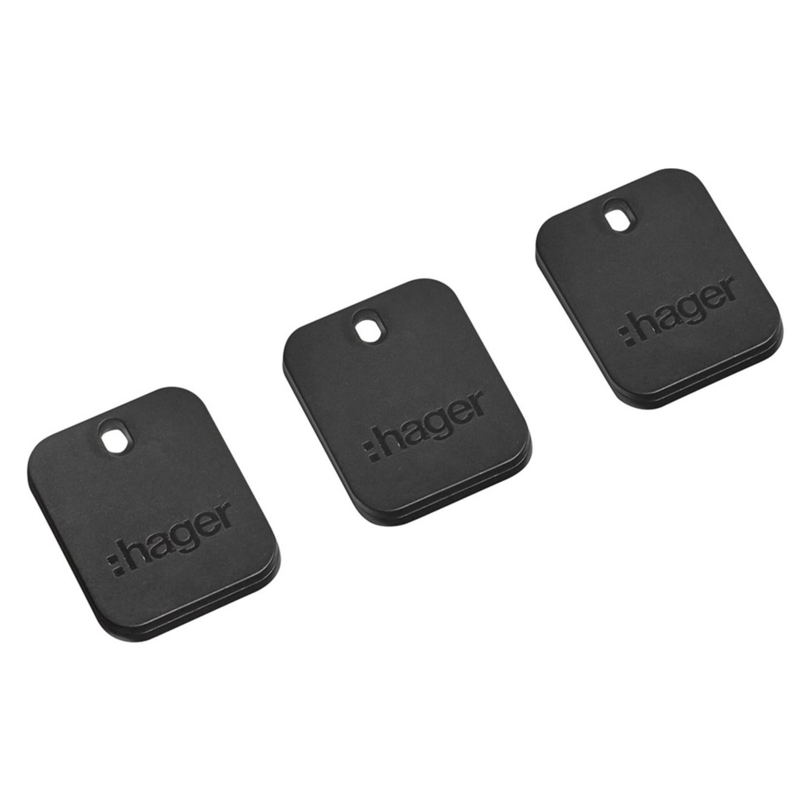 Hager Zestaw 3 breloków RFID Witty EVCS XVA400 (XVA400)