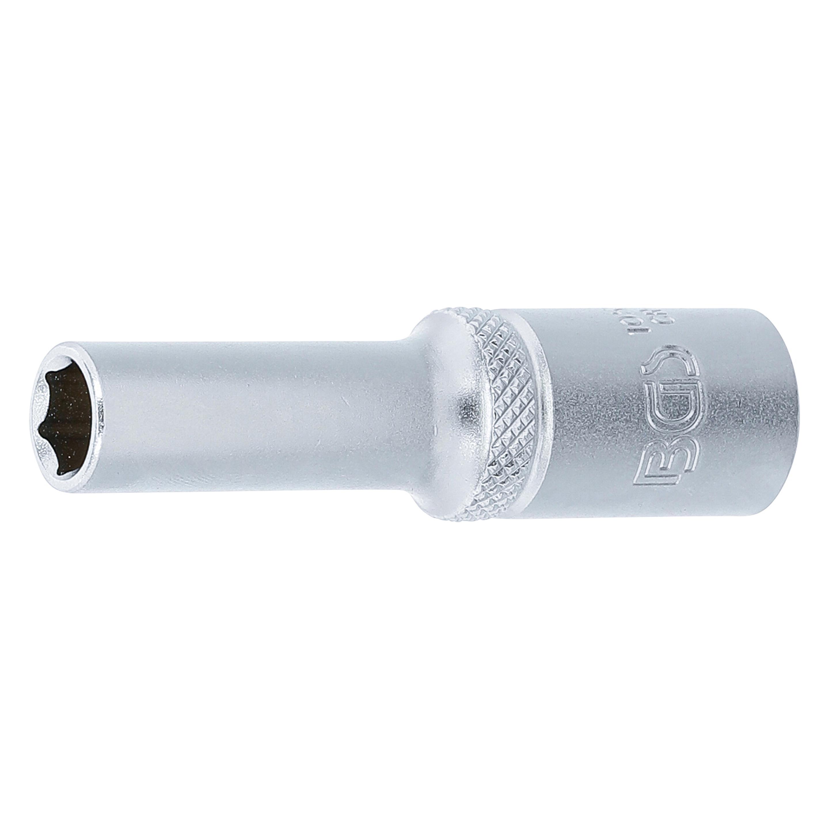 BGS Steckschlüssel-Einsatz Sechskant, tief Antrieb Innenvierkant 10 mm (3/8") SW 8 mm (8 mm) (10528)